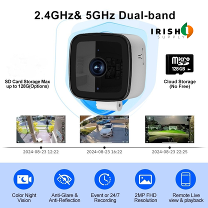 SAFESIGHT Smart AI Window Security Camera