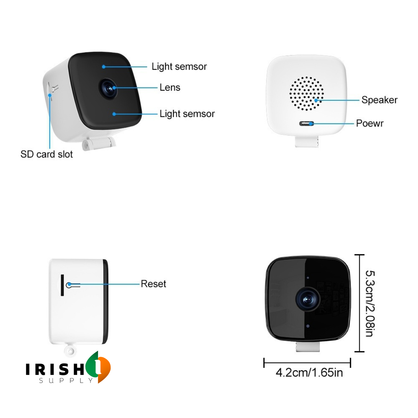 SAFESIGHT Smart AI Window Security Camera