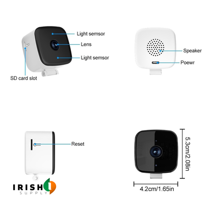 SAFESIGHT Smart AI Window Security Camera